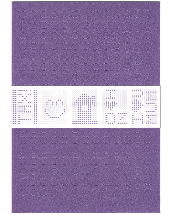 POP Card - Metallic Purple